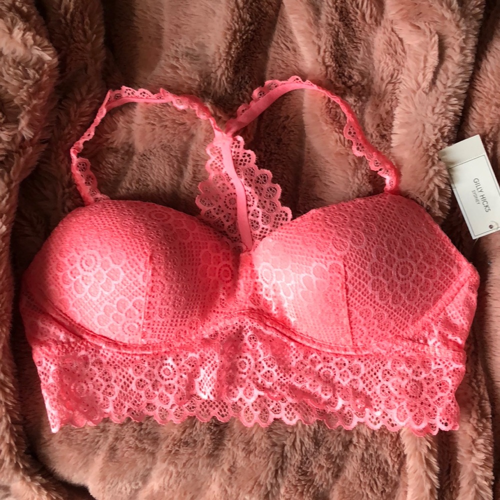 GILLY HICKS BRAND NEW pink bralette